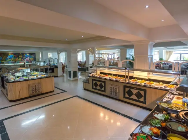 Comida del resort en Samaná